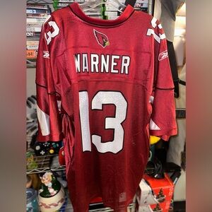 Reebok NWT NFL Equipment Kurt Warner #13 Arizona Cardinals Jersey Mens 2XL NEW !